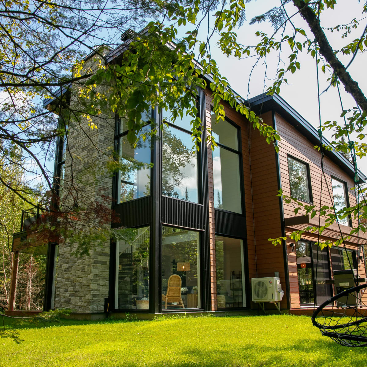 Outside view of the Zenith cottage.