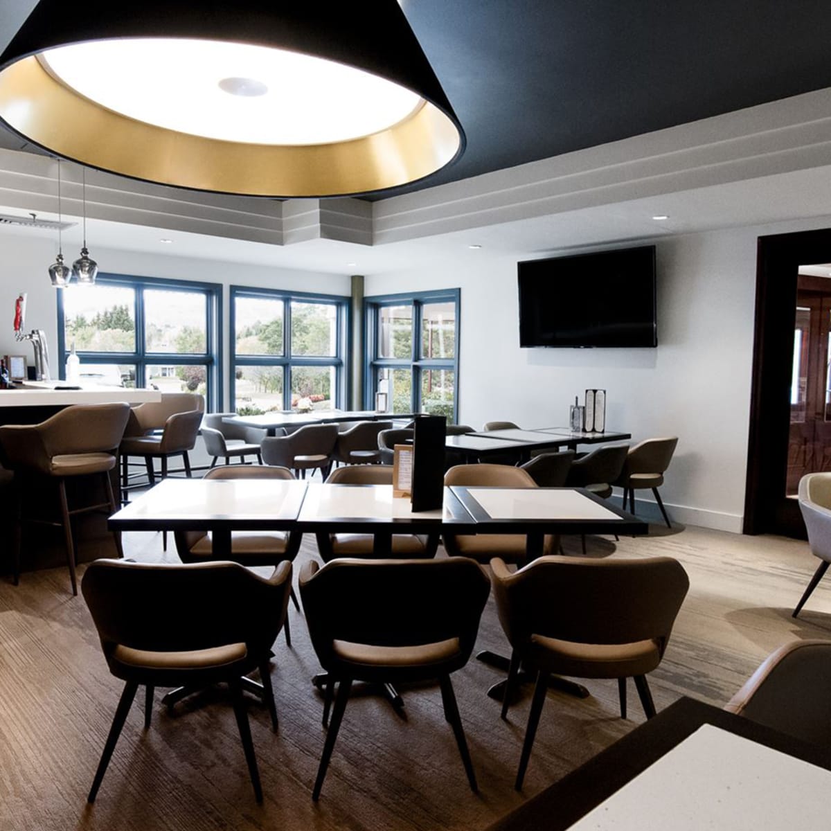 La salle à manger du Manoir des Sables