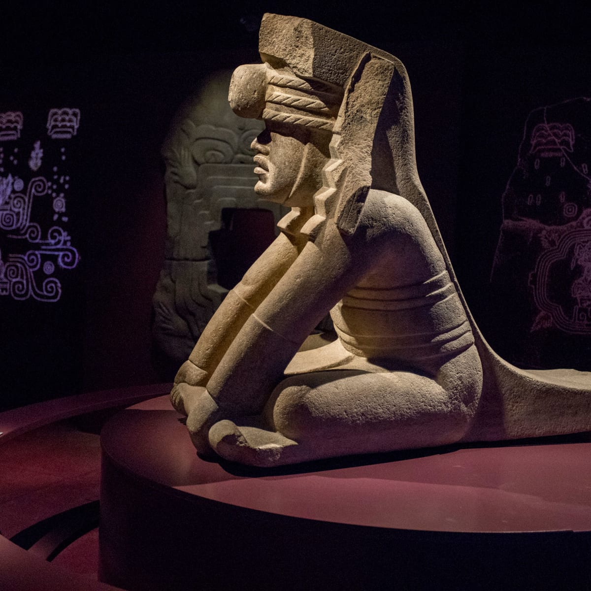Object from the exhibit on the Olmecs.