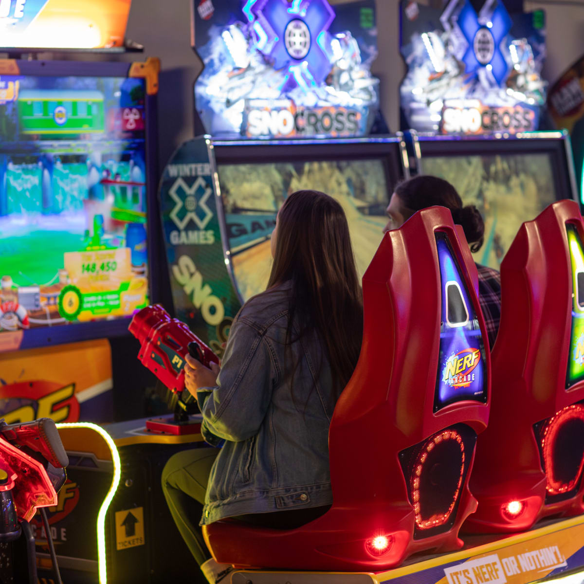 Arcade games.