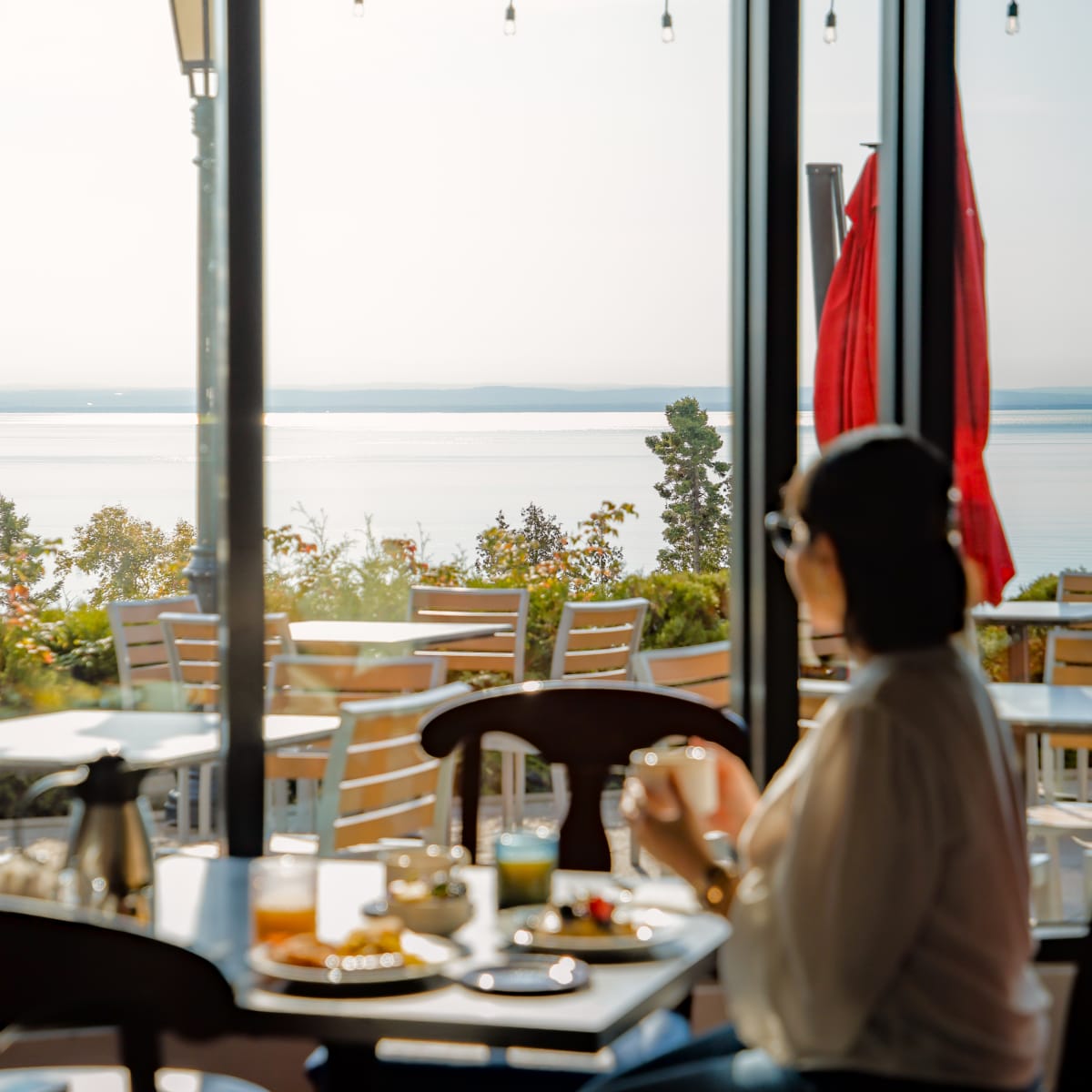 Le restaurant Bellerive du Manoir Richelieu.