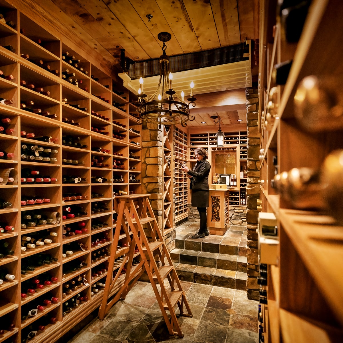 Cave à vin de l'hôtel Ripplecove