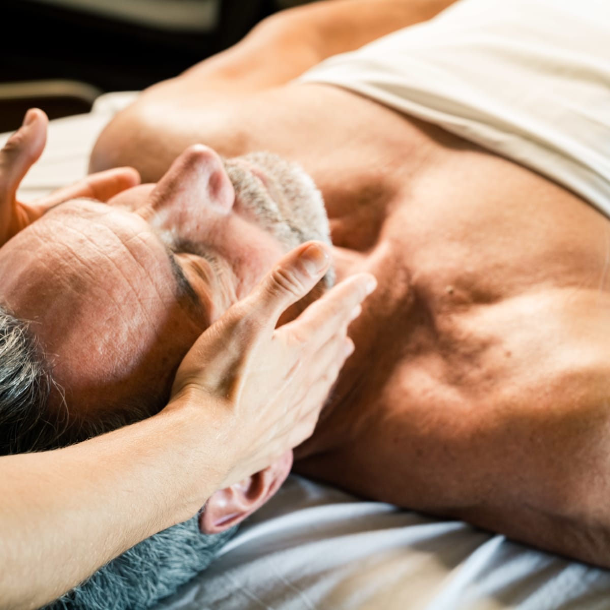 A massage at the spa.