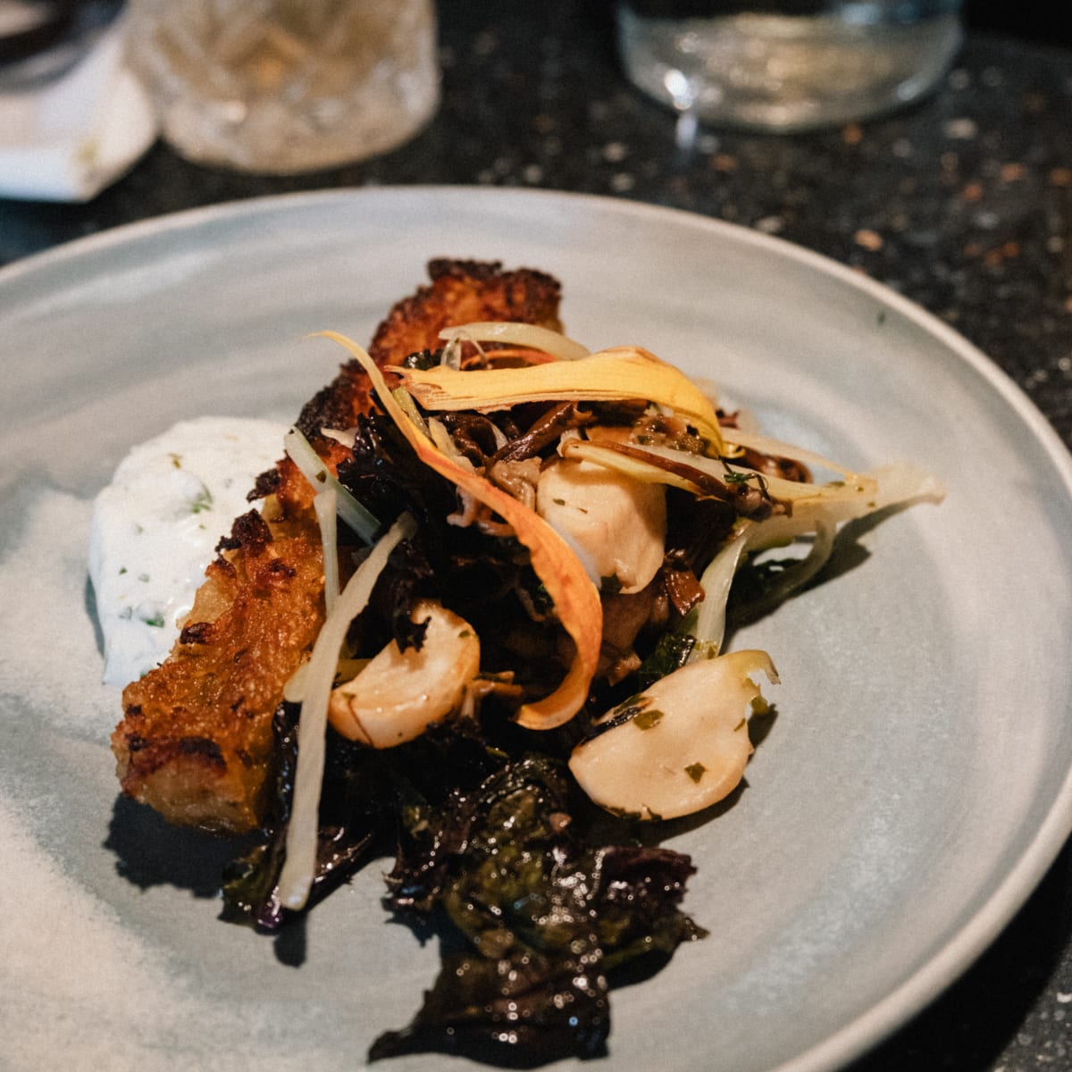 Dish from the Buvette Gentille on the Flavour Trail of Charlevoix.