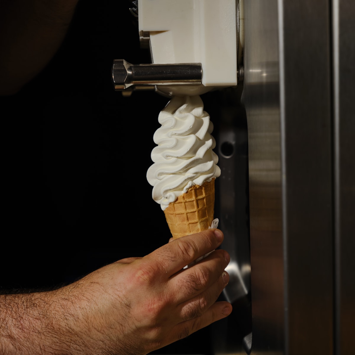 Soft serve ice cream from Chez les Bergeron.