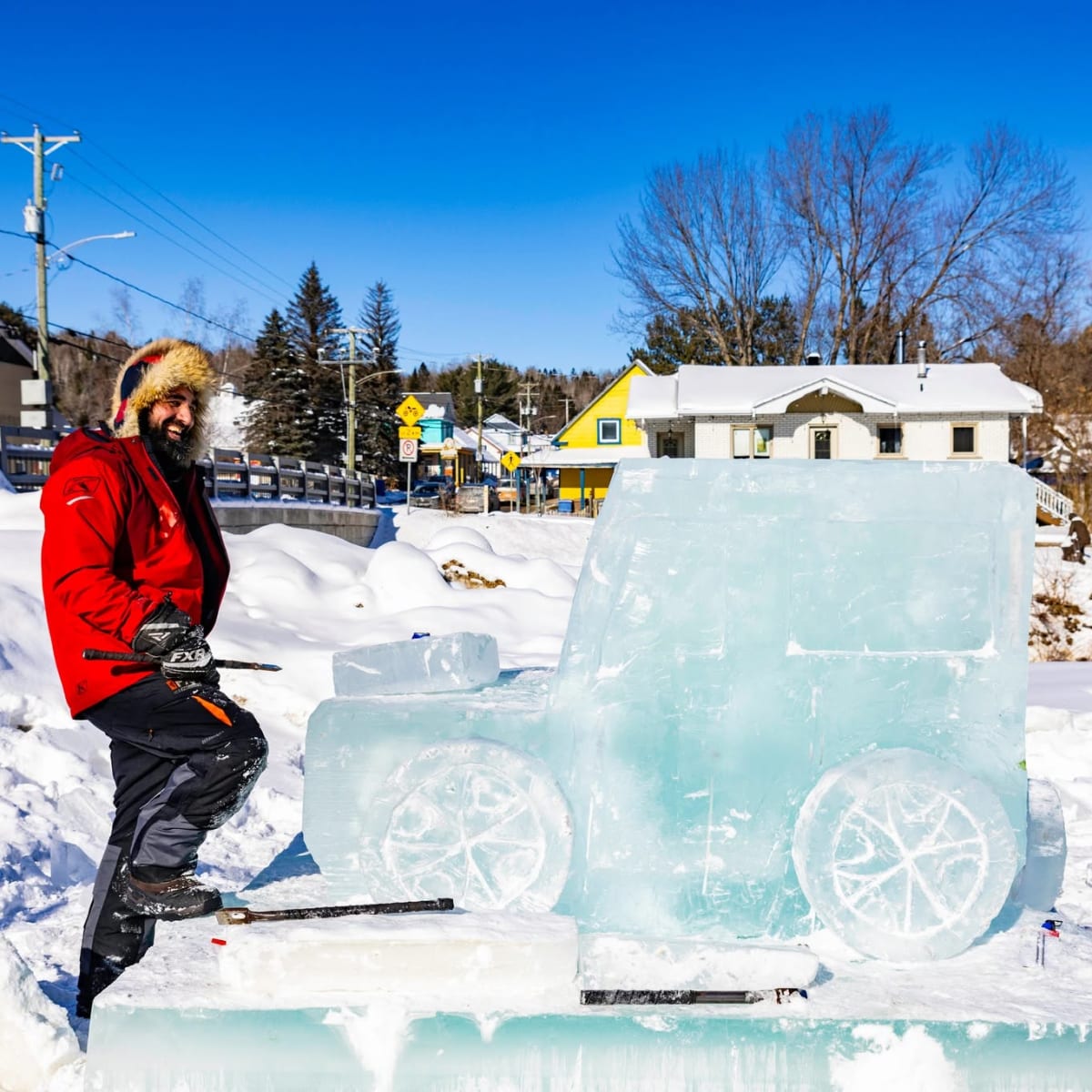Saint-Côme en glace.