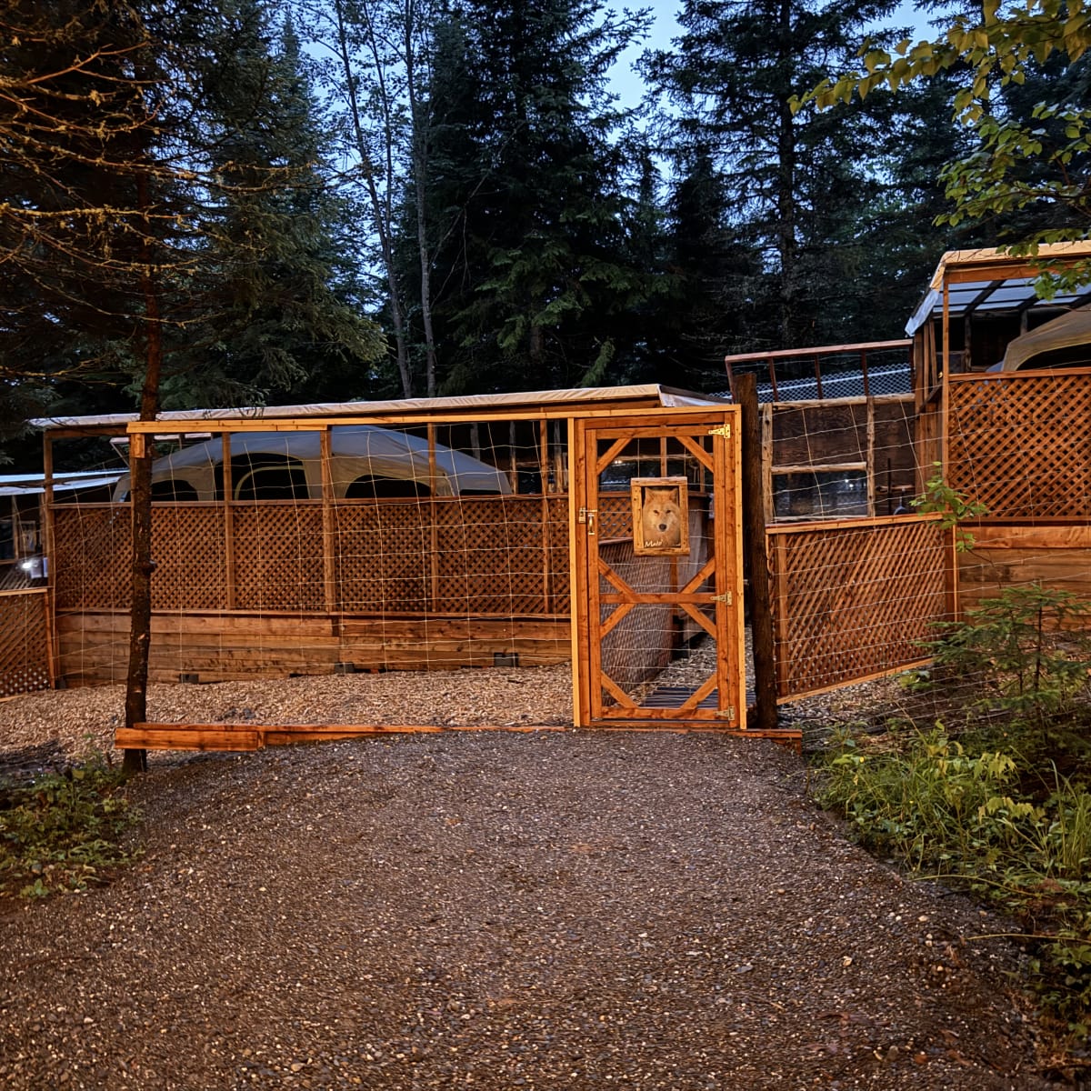 Sanctuaire de loups LUPO - Lieu pour dormir avec les loups