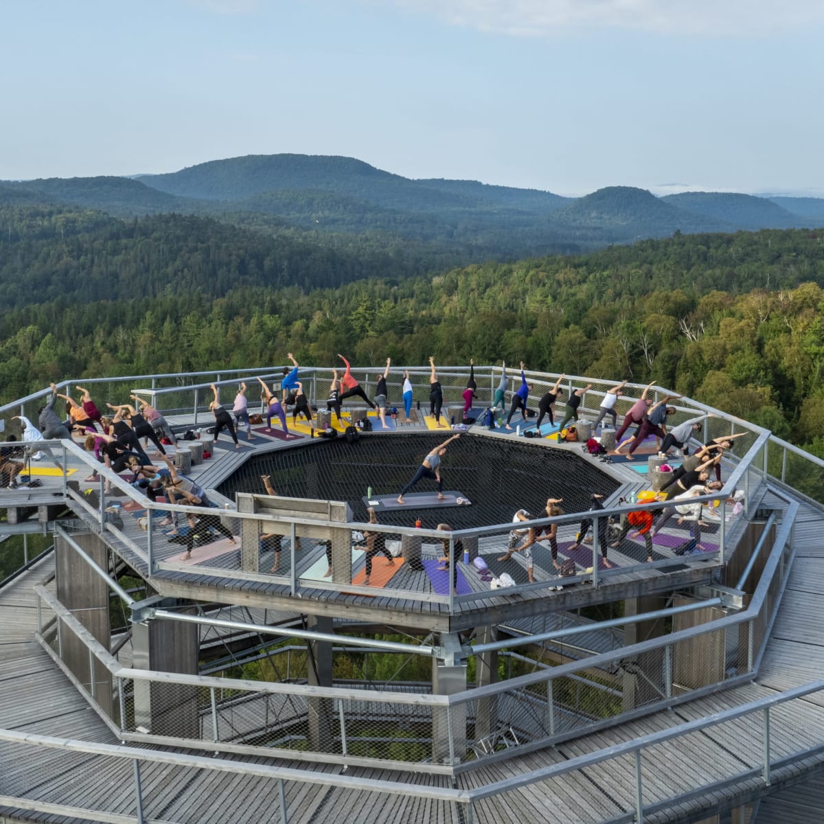Sentier des Cimes - Yoga.