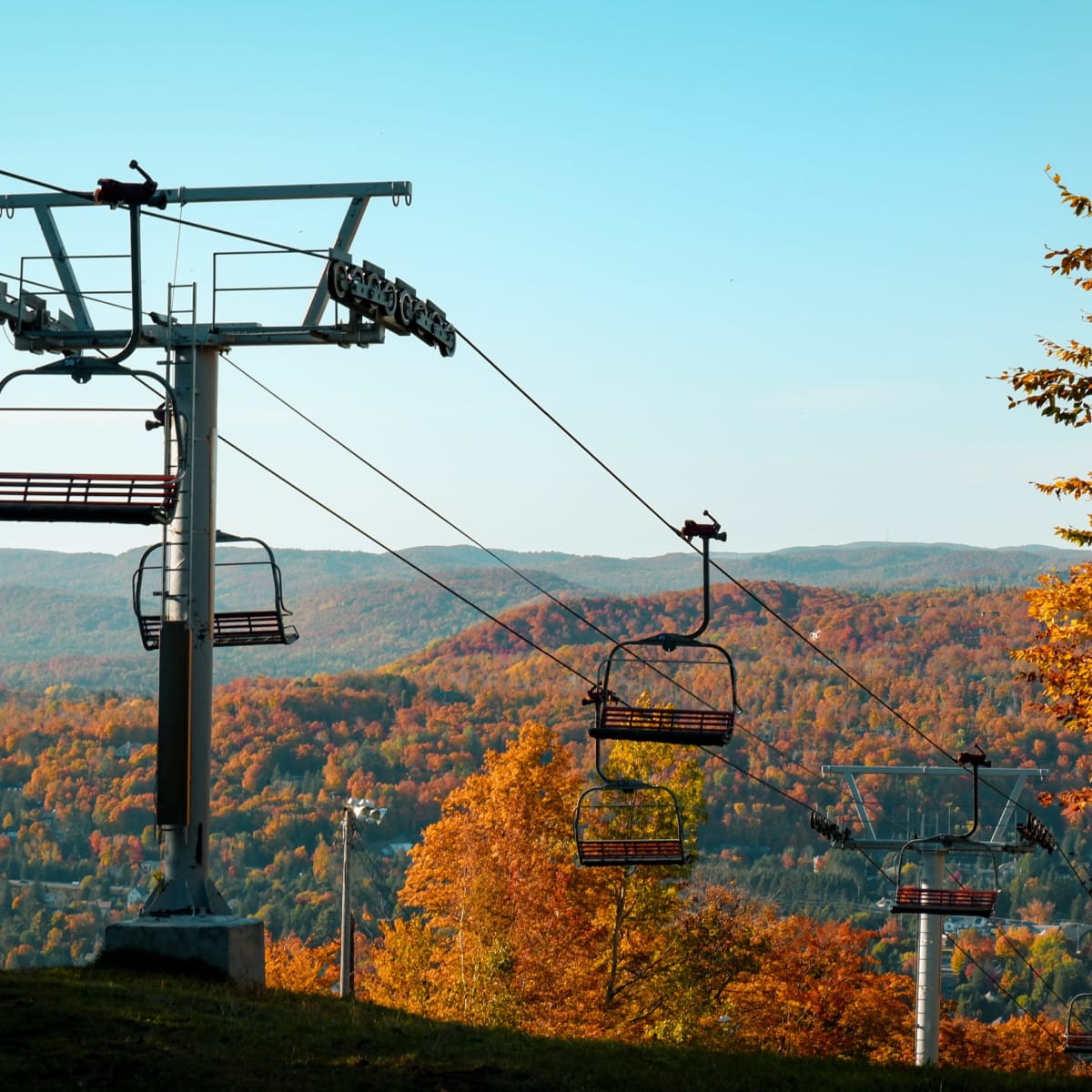 Sommet Saint-Sauveur fall foliage