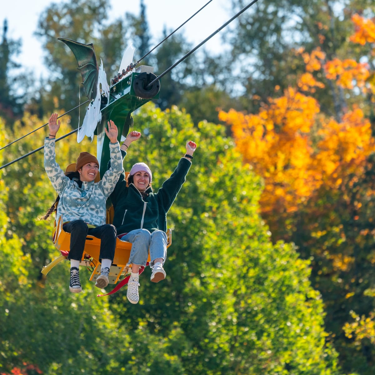 Sommet Saint-Sauveur fall foliage