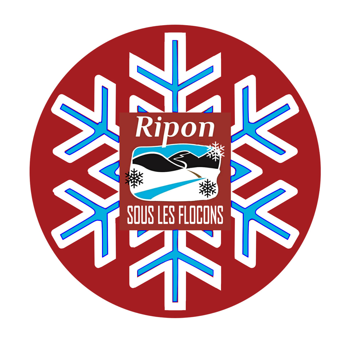 Logo - Sous Les Flocons De Ripon : Marché de Noël.