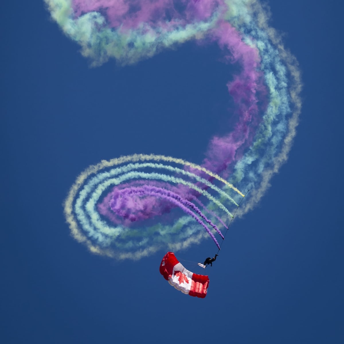 Parachute - Spectacle aérien AÉRO Gatineau-Ottawa.