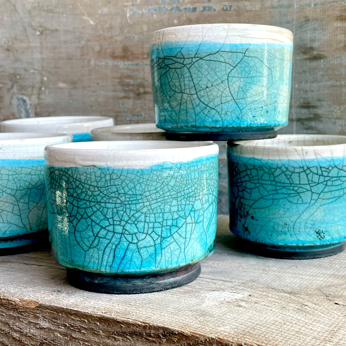 Tour des Arts - Bols en céramique turquoise