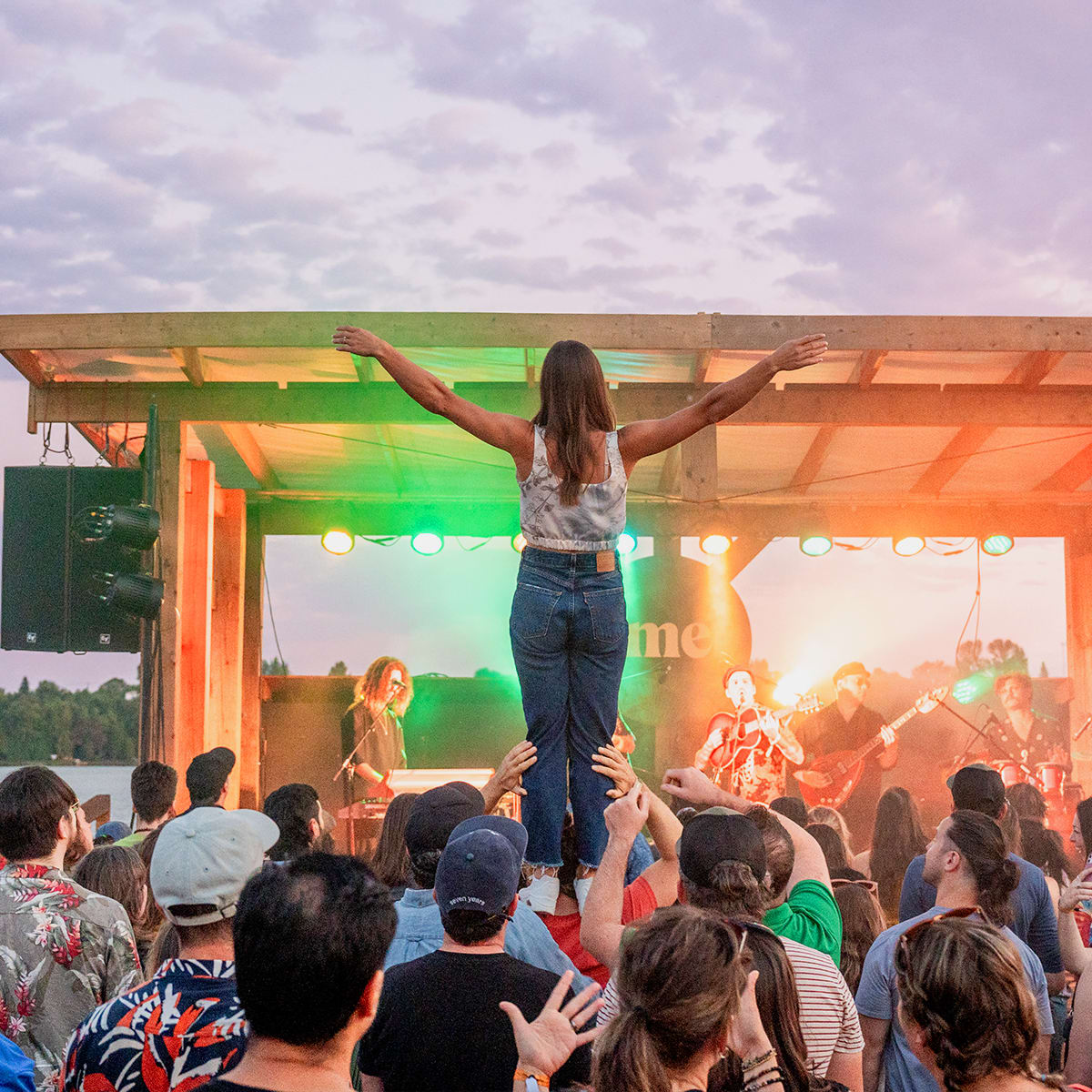 outdoor show.