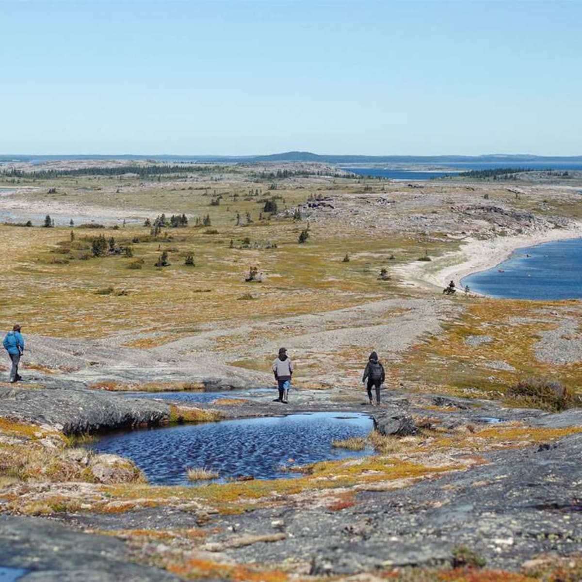 Nature à l'automne au Québec.