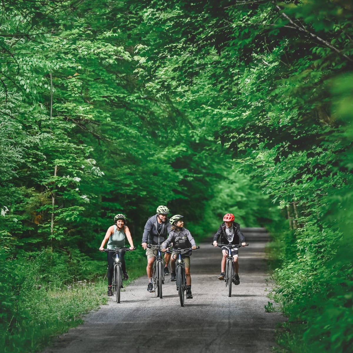 Vélo en famille
