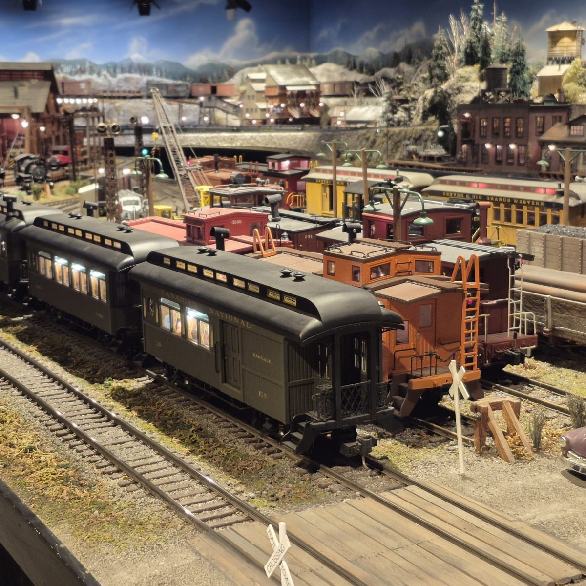 Miniature trains at Musée Rodrigue.