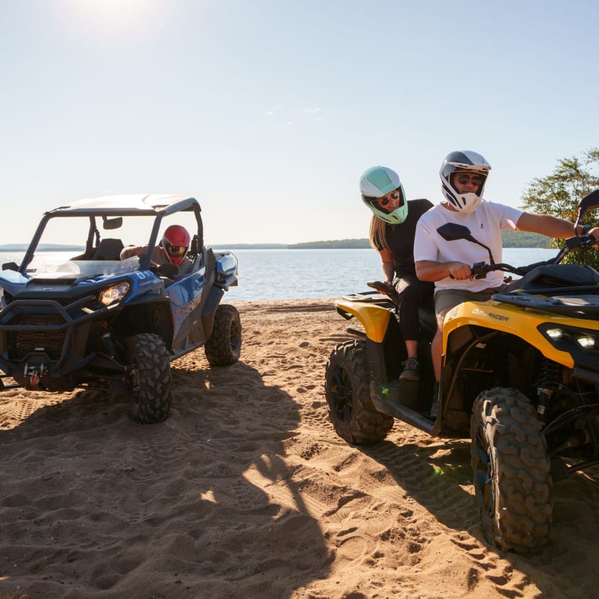 ATV ride on the beach.