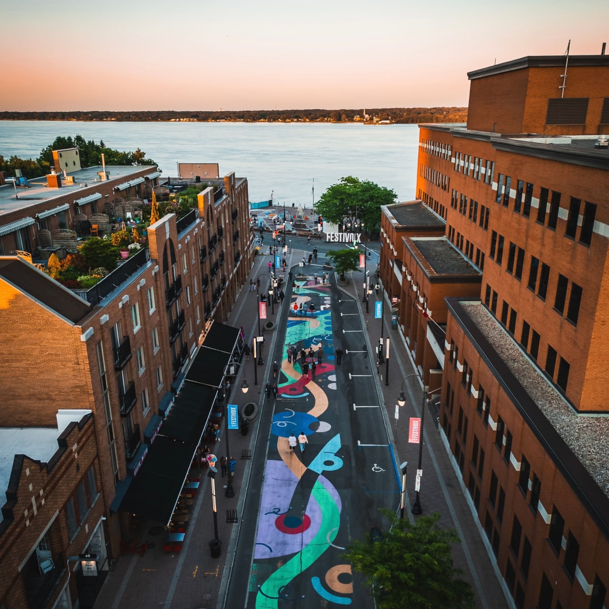 Rue à Trois-Rivières.