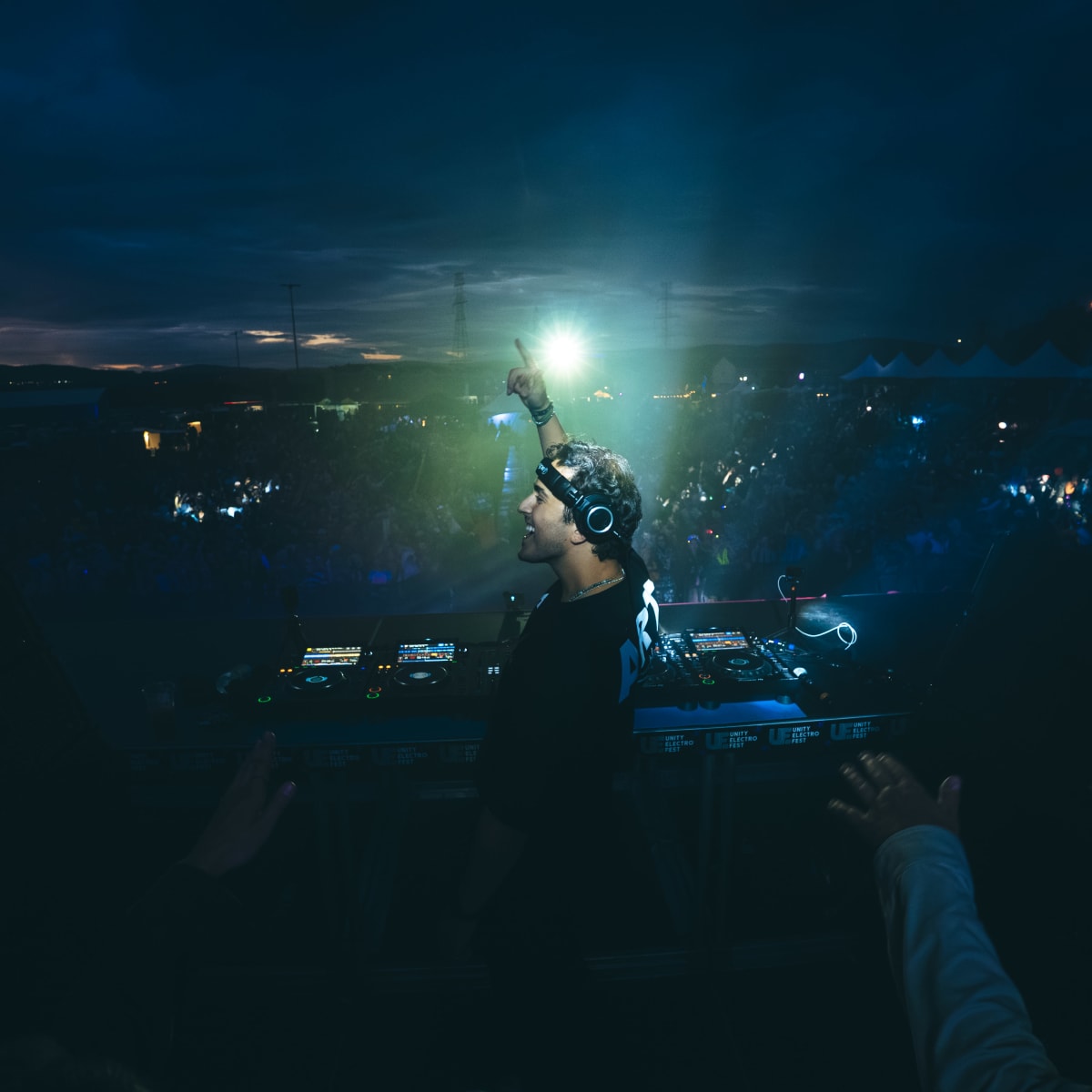 DJ at Unity Electro Fest.