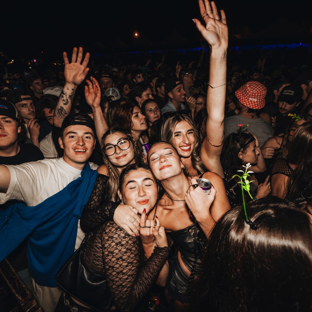 Crowd at Unity Electro Fest.