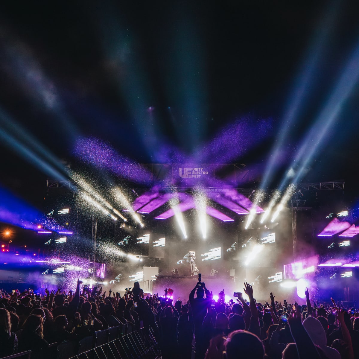 Stage at Unity Electro Fest.