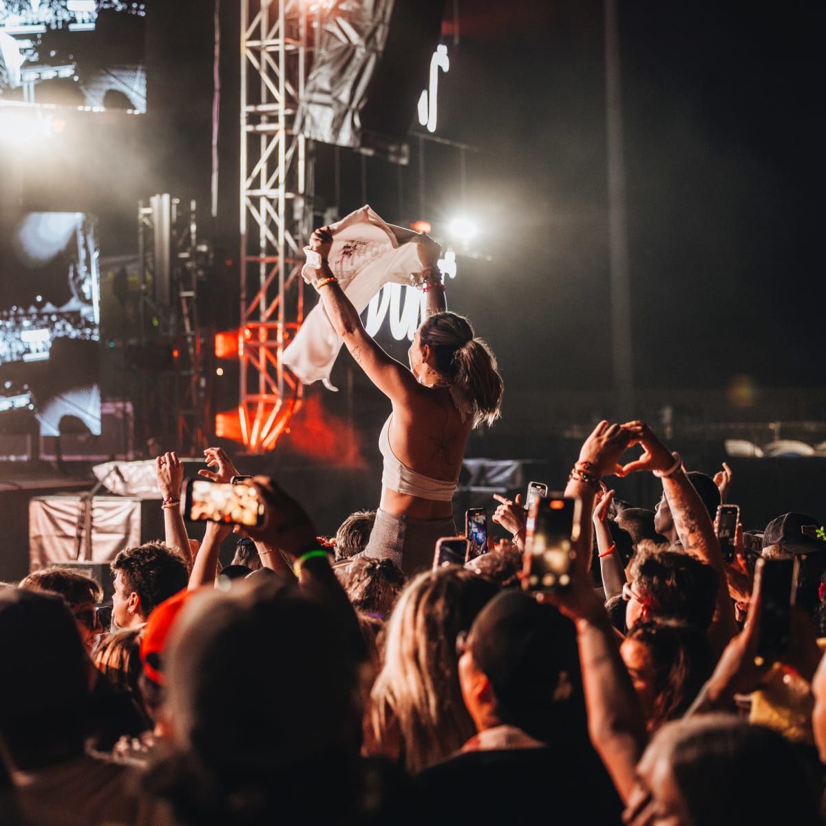 Crowd at Unity Electro Fest.