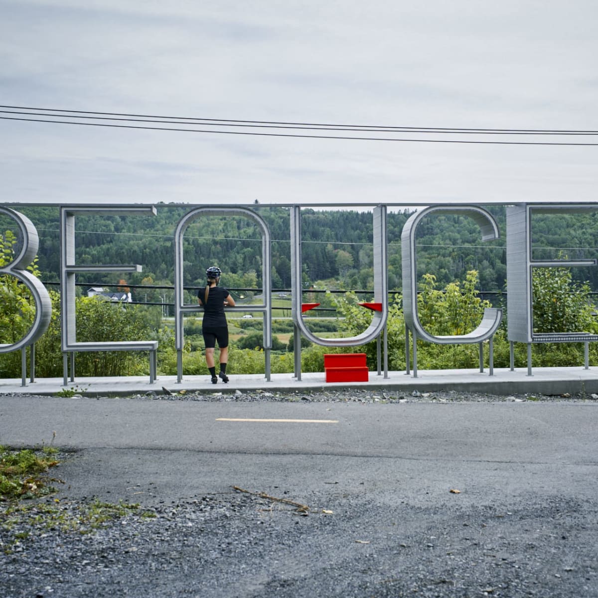 Véloroute de la Chaudière.