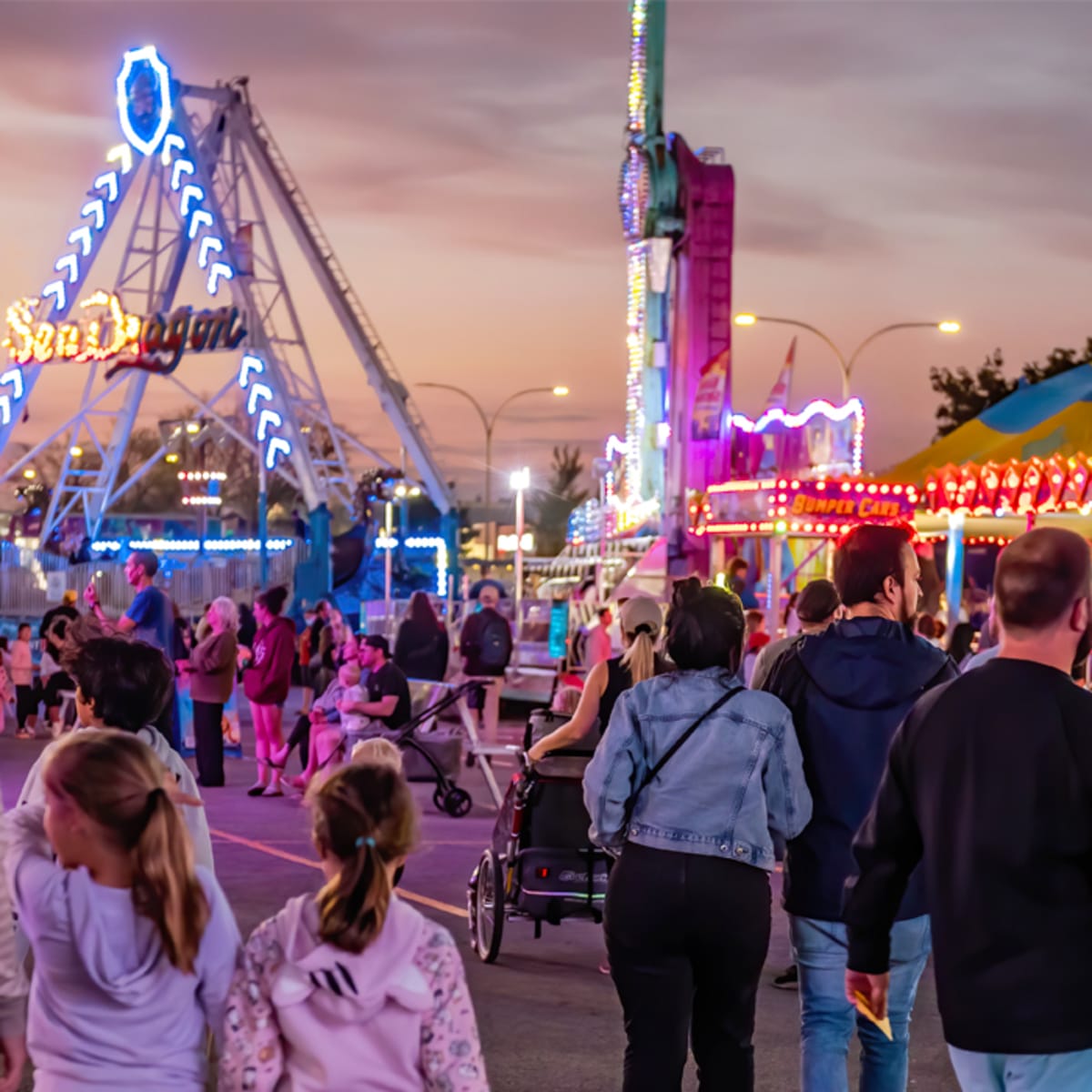 Fall festival at Old-Port of Montreal.