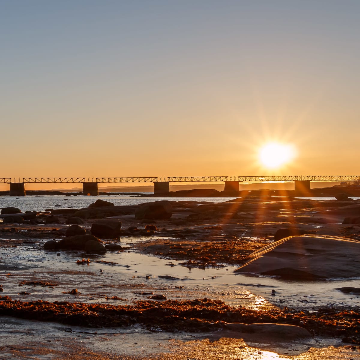 Sunrise, île Patterson.