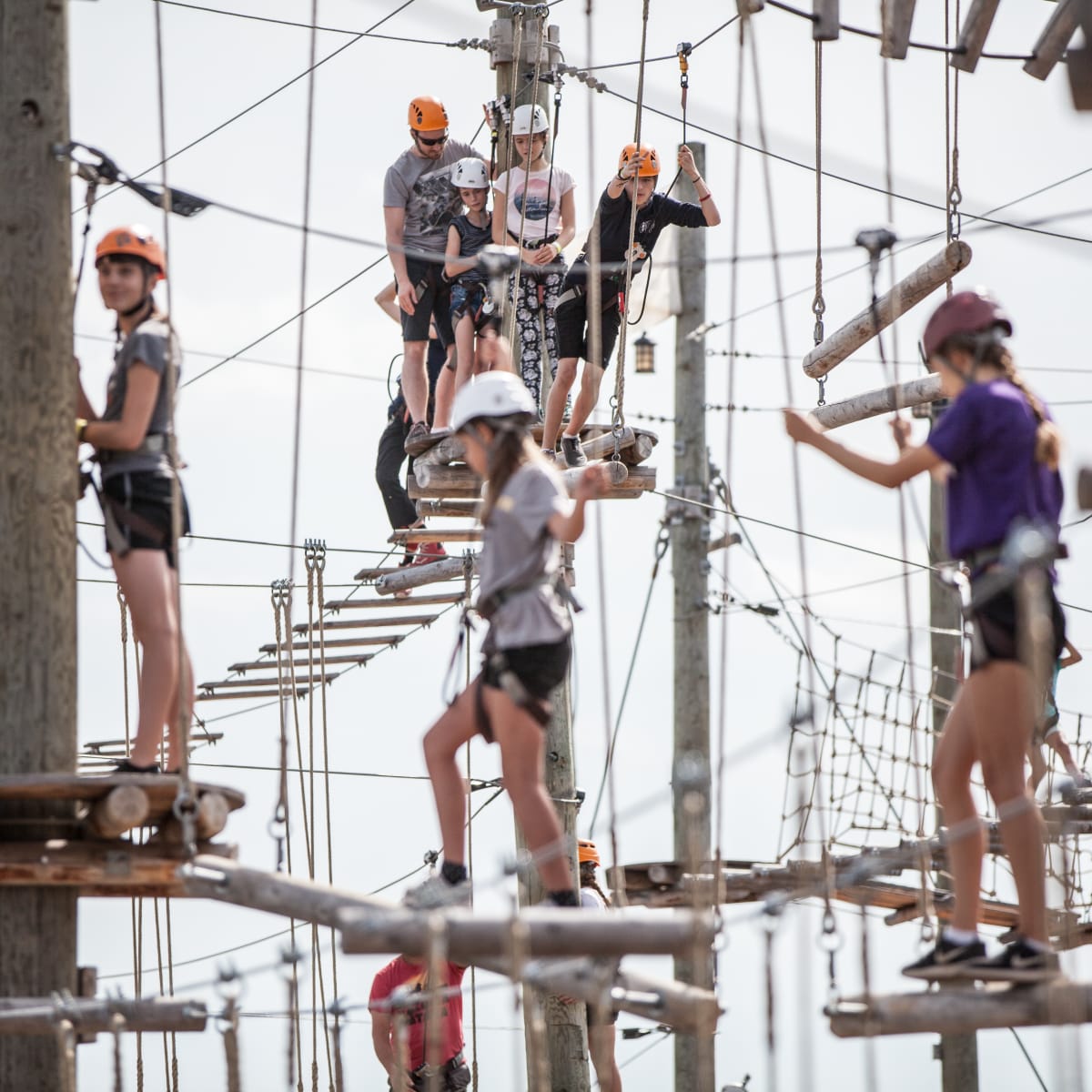 Climbing course.