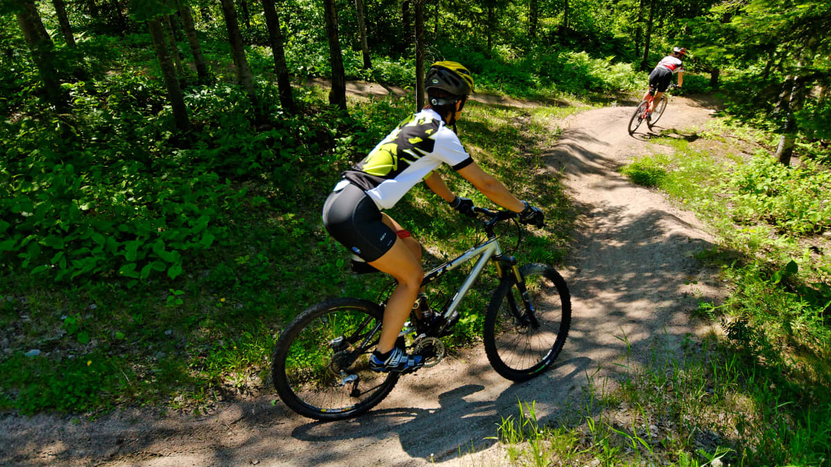 Mountain biking