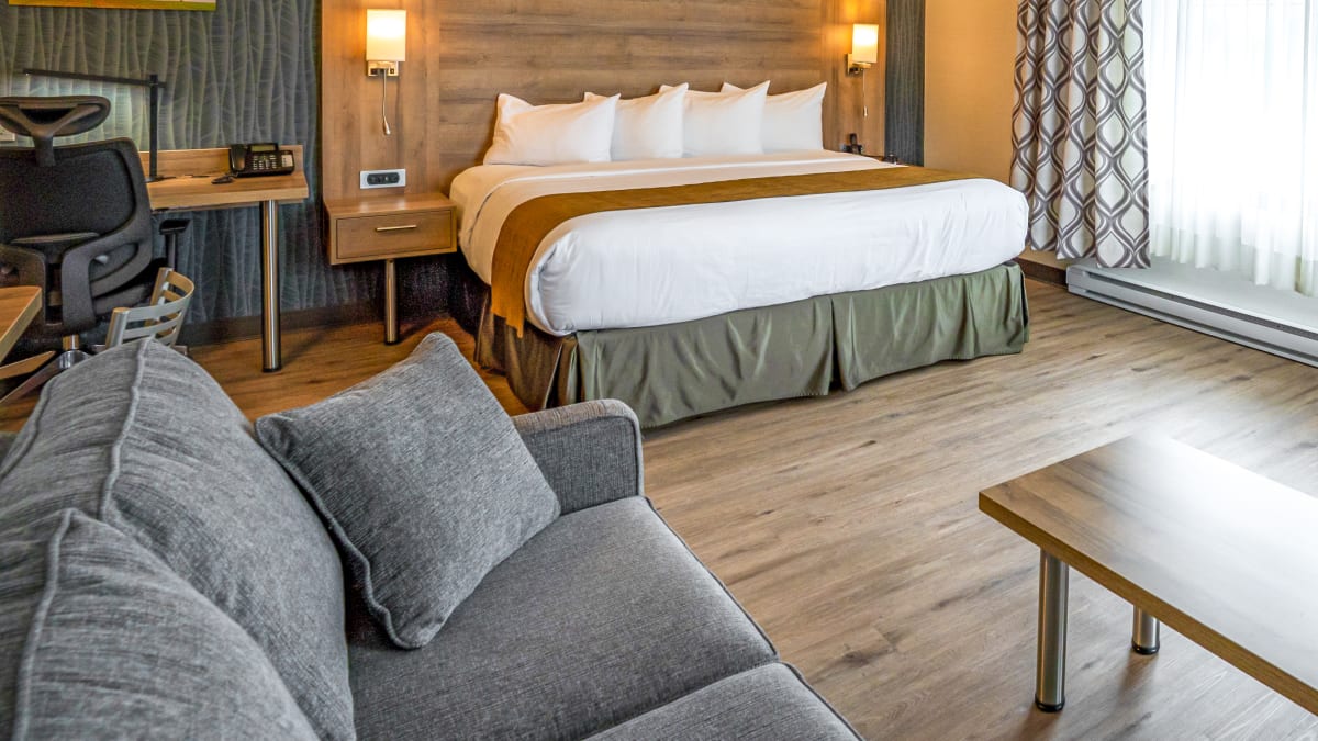 Chambre au Quality Suites Drummondville