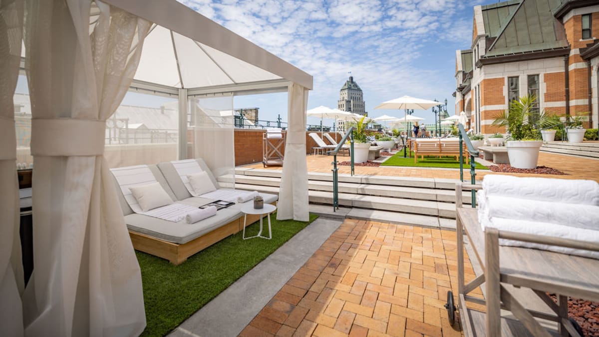 Cabanas at Château Frontenac