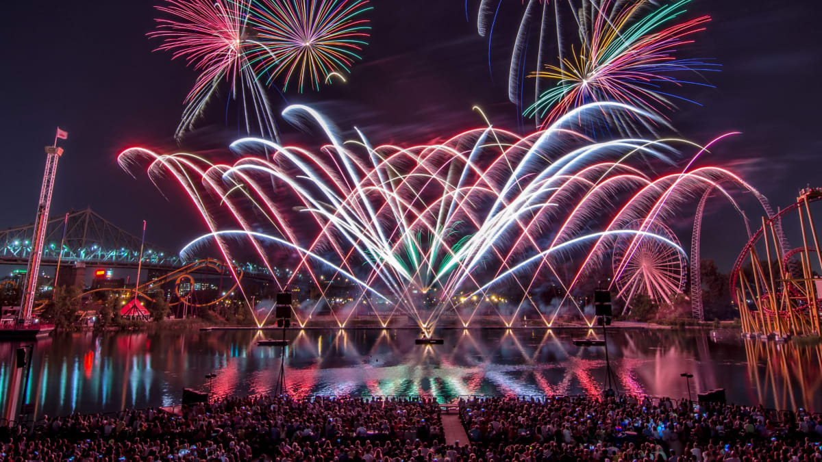 Feux d'artitice.