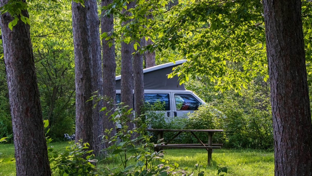 Van at Camping écologique Frelighsburg