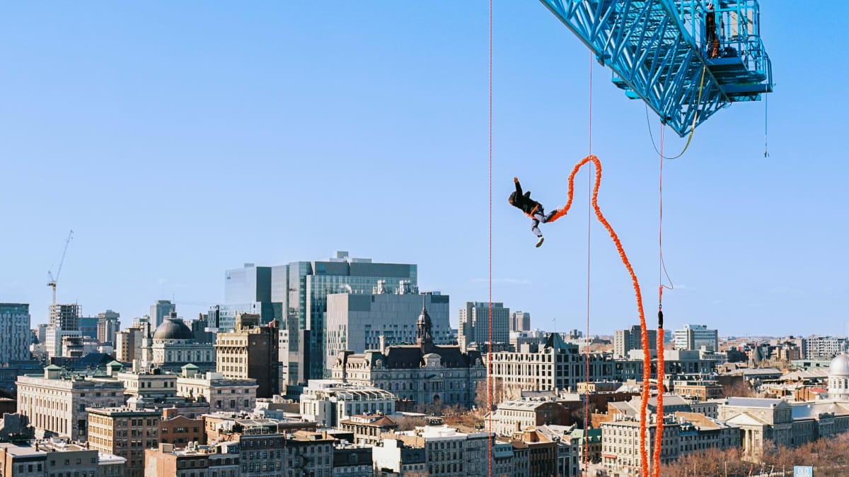 Bungee jumping in Montréal