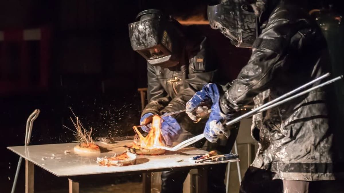 Ceramic artists Raku Punk.