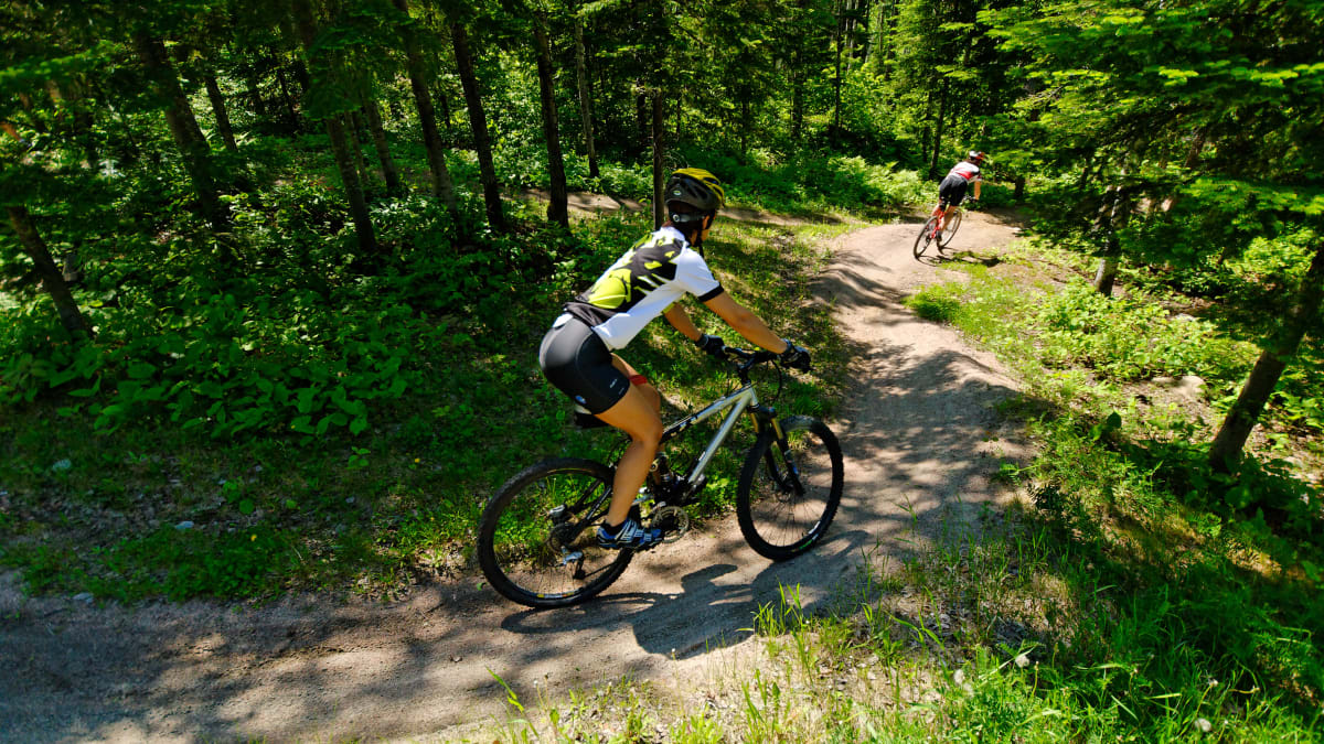 Mountain biking