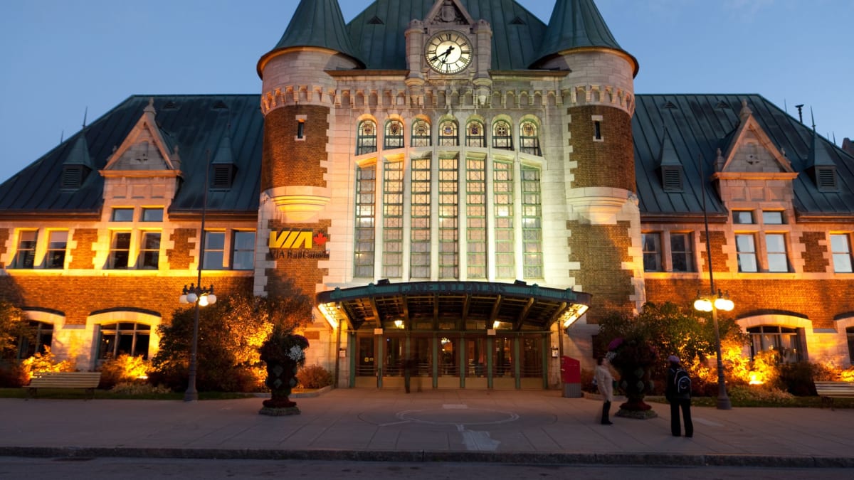 Gare de Via Rail à Québec