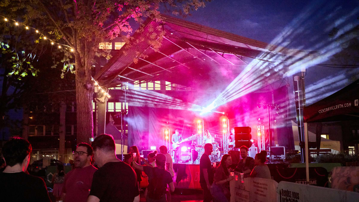 Stage at Festival Bouffe, Bière & Boisson.