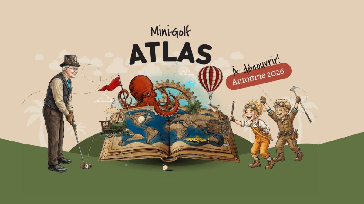 Affiche Mini-golf Atlas.