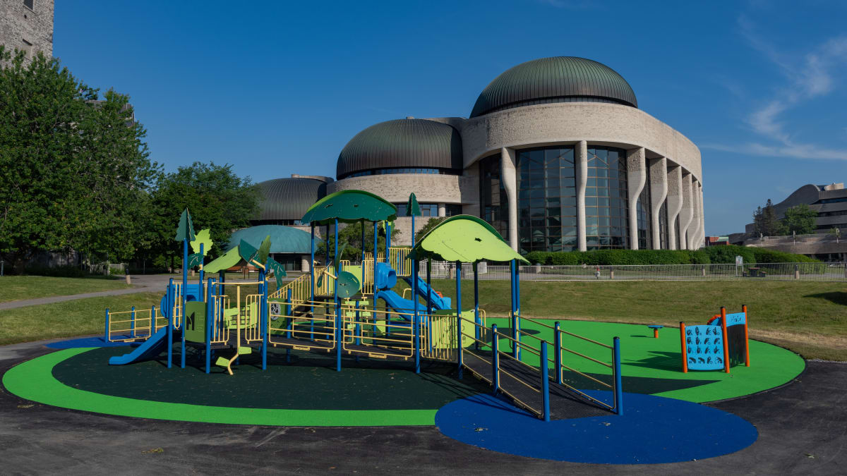 Outdoor playground at the Canadian Museum of History