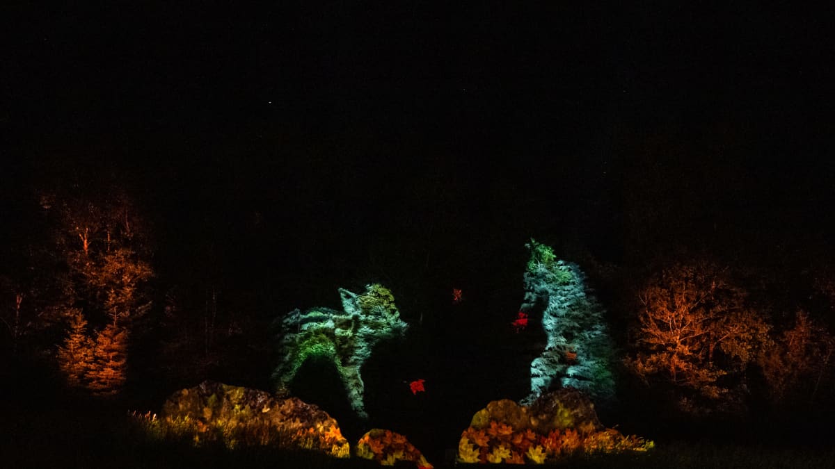 Parcours illuminé Oniro
