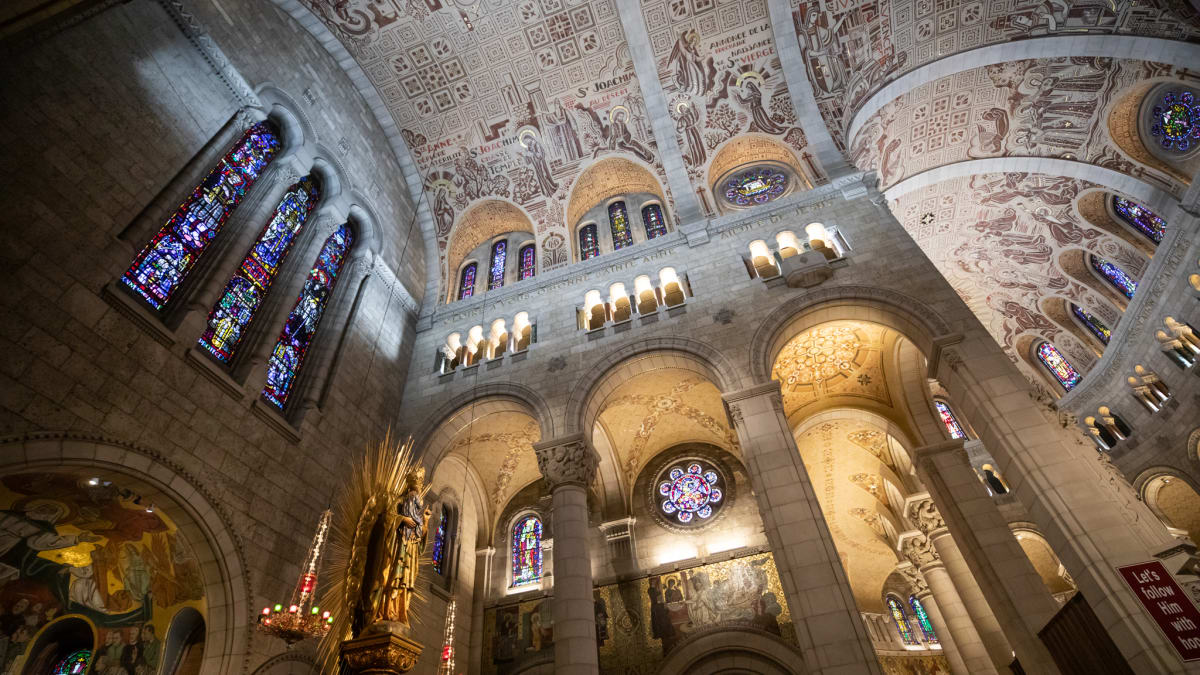 L'architecture de la voûte du Sanctuaire Sainte-Anne-de-Beaupré