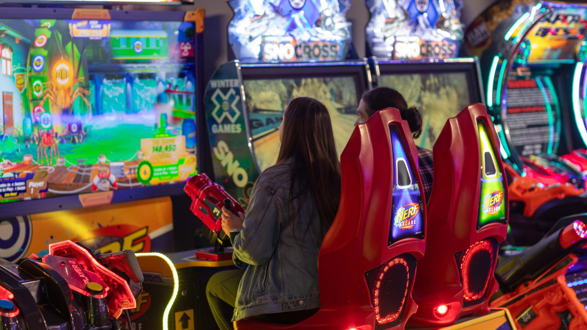 Arcade games.