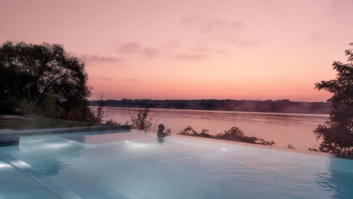 Strøm spa nordique Vieux-Québec.