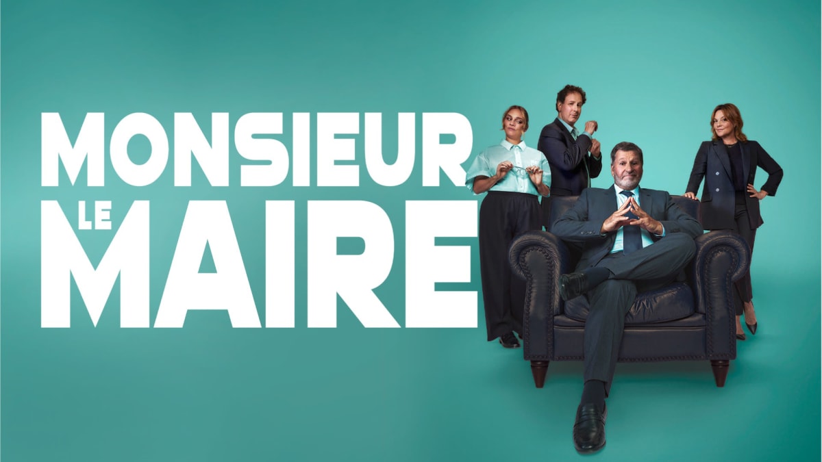 Affiche de la pièce "Monsieur le Maire"