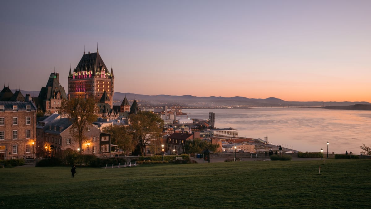 Vue de Québec