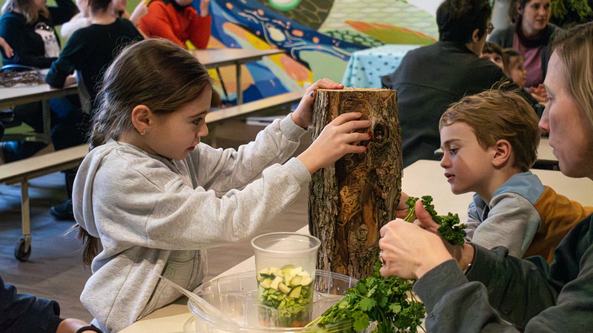 Activité familiale au Zoo Ecomuseum.